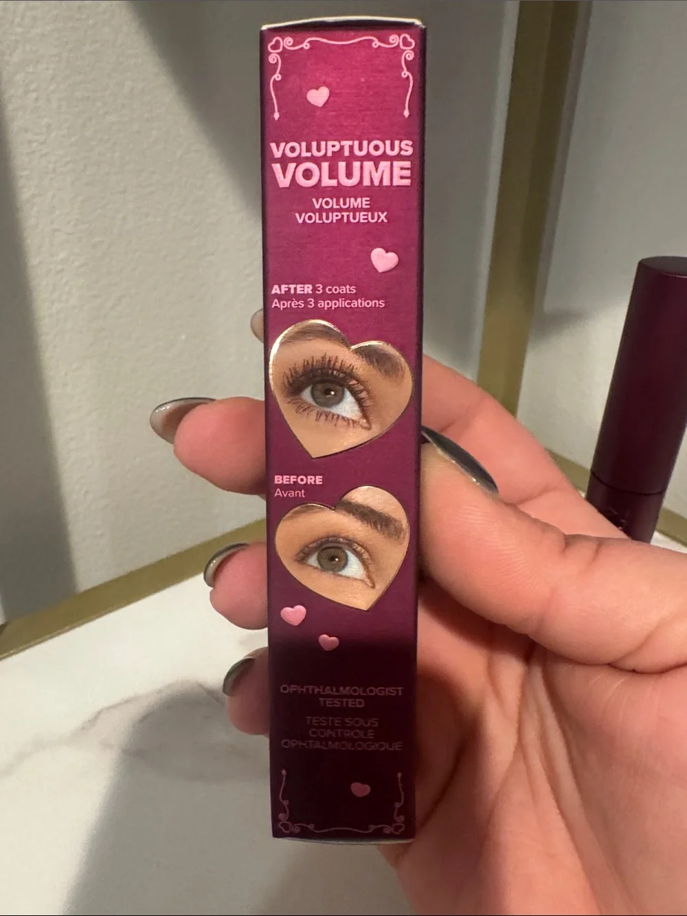 Too Faced BTS Burgundy Mascara